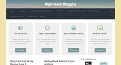 Desktop Screenshot of highdesertblogging.com